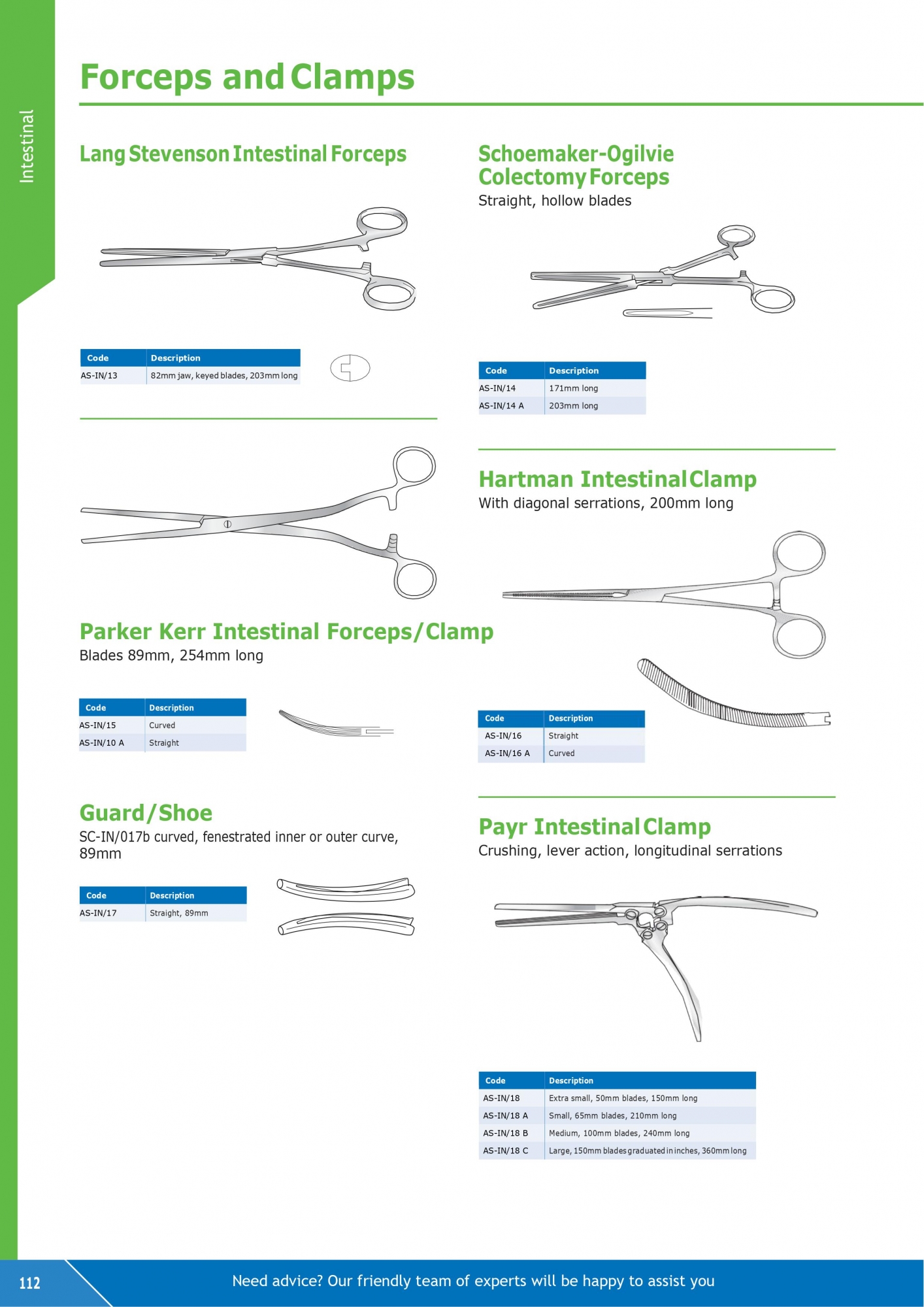 Forceps and Clamps